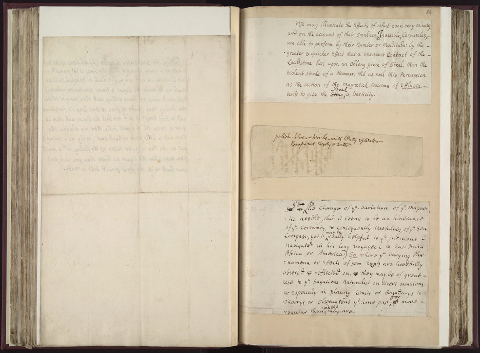 Boyle Papers Volume 26 Fol. 83v-84r