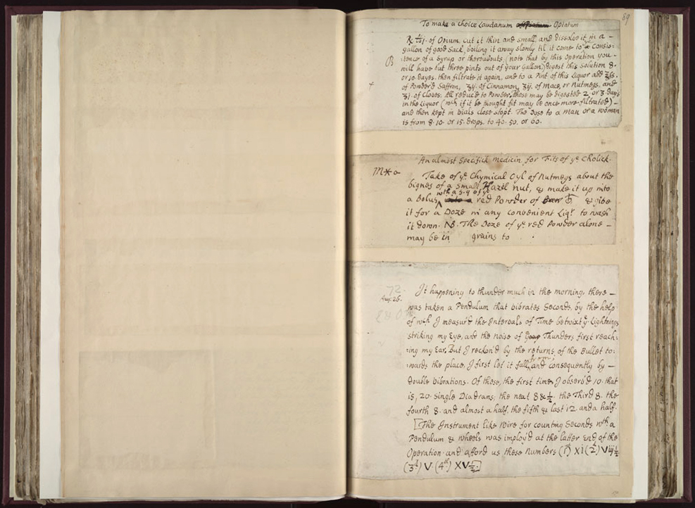 Boyle Papers Volume 26 Fol. 88v-89r