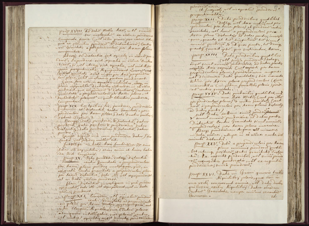 Boyle Papers Volume 26 Fol. 92v-93r