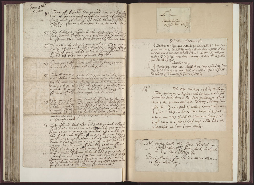 Boyle Papers Volume 26 Fol. 99v-100r