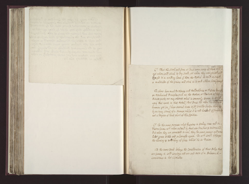 Boyle Papers Volume 26 Fol. 107v-108r