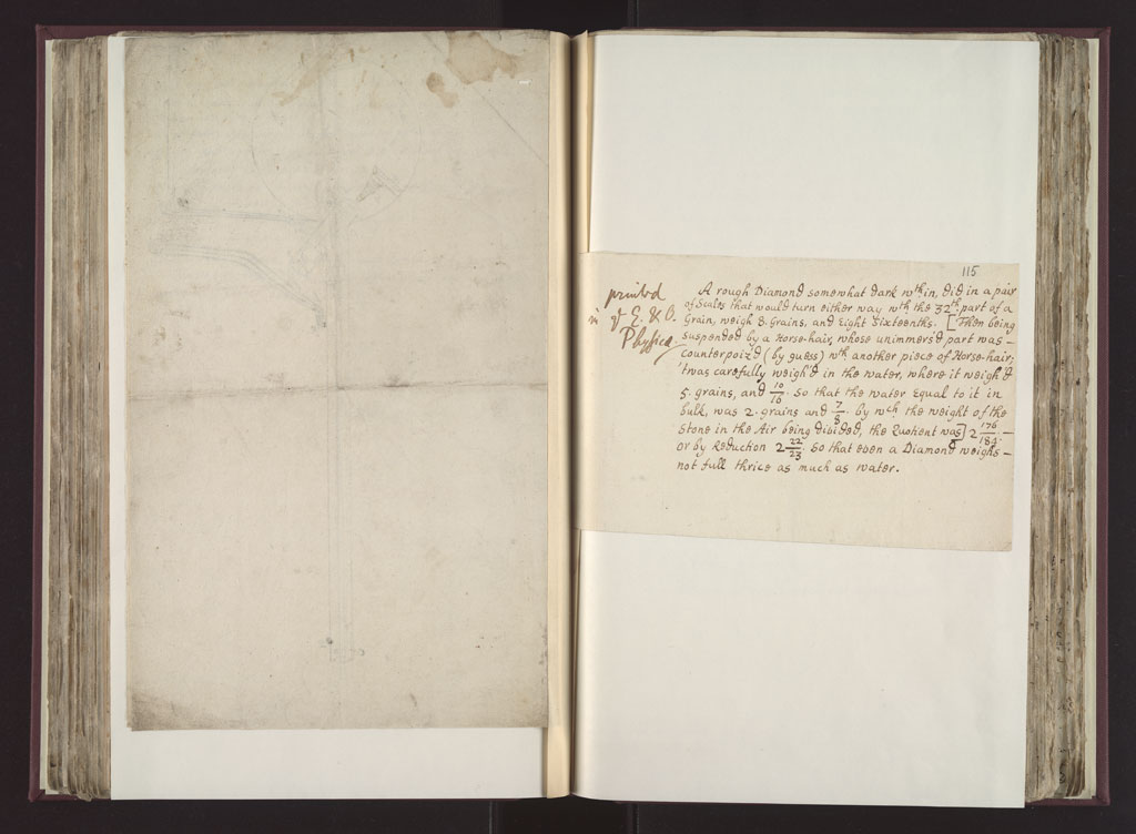 Boyle Papers Volume 26 Fol. 114v-115r