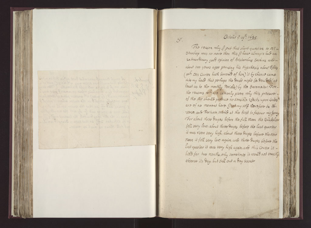 Boyle Papers Volume 26 Fol. 115v-116r