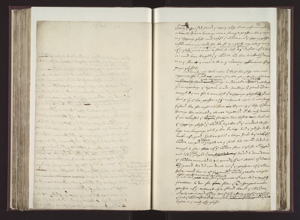 Boyle Papers Volume 26 Fol. 121v-122r