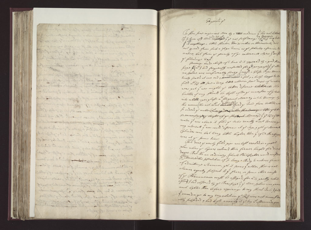 Boyle Papers Volume 26 Fol. 122v-123r