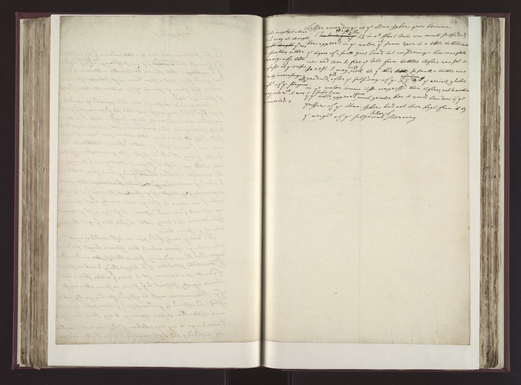 Boyle Papers Volume 26 Fol. 123v-124r