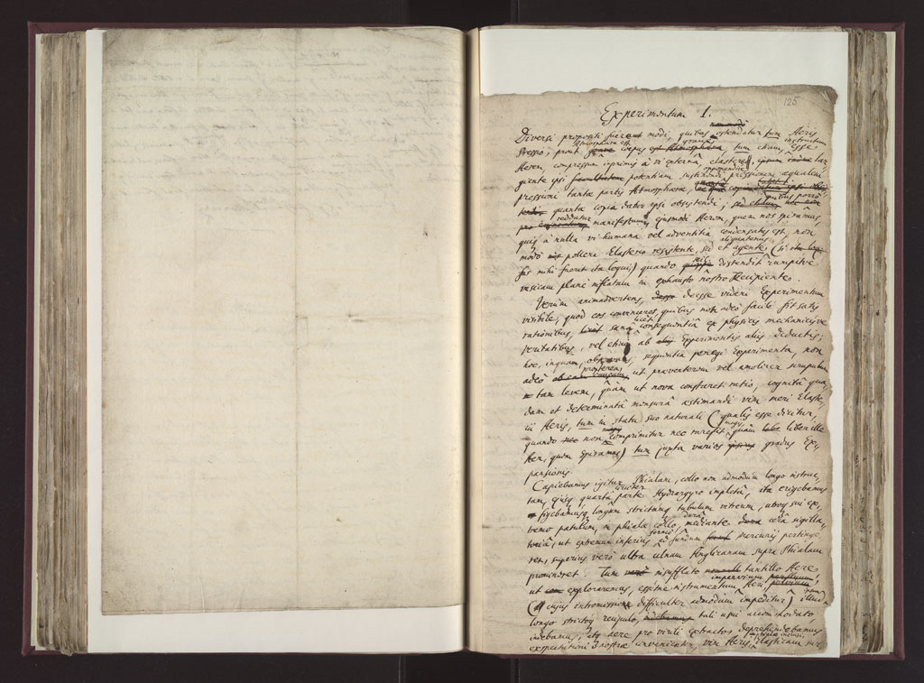 Boyle Papers Volume 26 Fol. 124v-125r