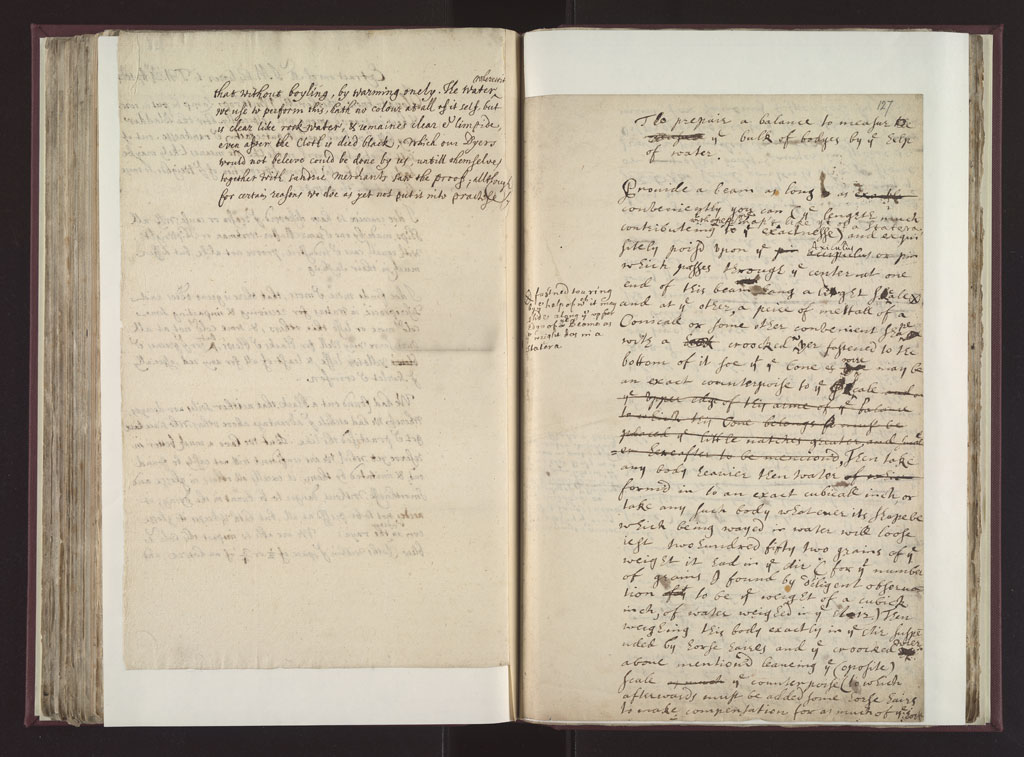 Boyle Papers Volume 26 Fol. 126v-127r