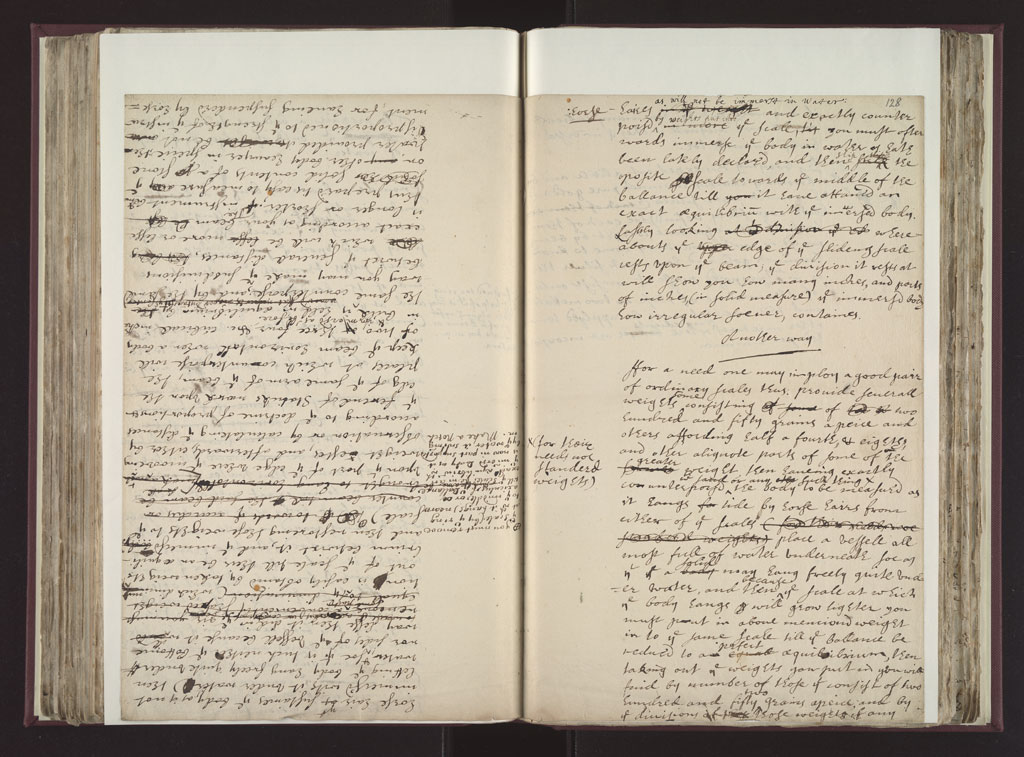 Boyle Papers Volume 26 Fol. 127v-128r