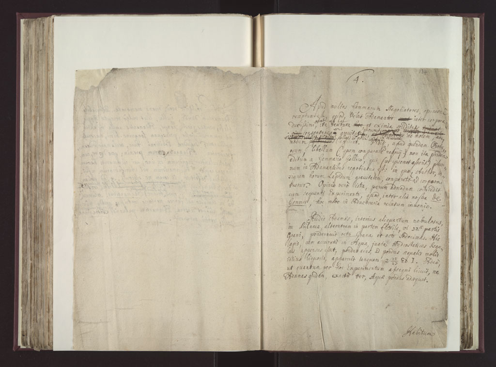 Boyle Papers Volume 26 Fol. 133v-134r