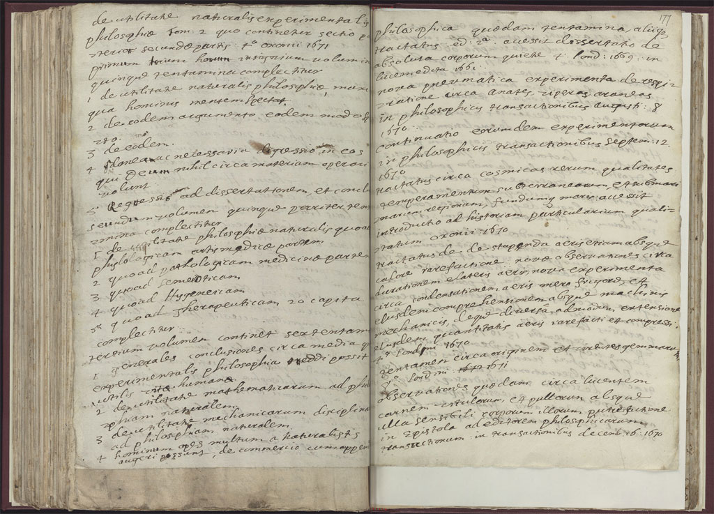 Boyle Papers Volume 26 Fol. 176v-177r