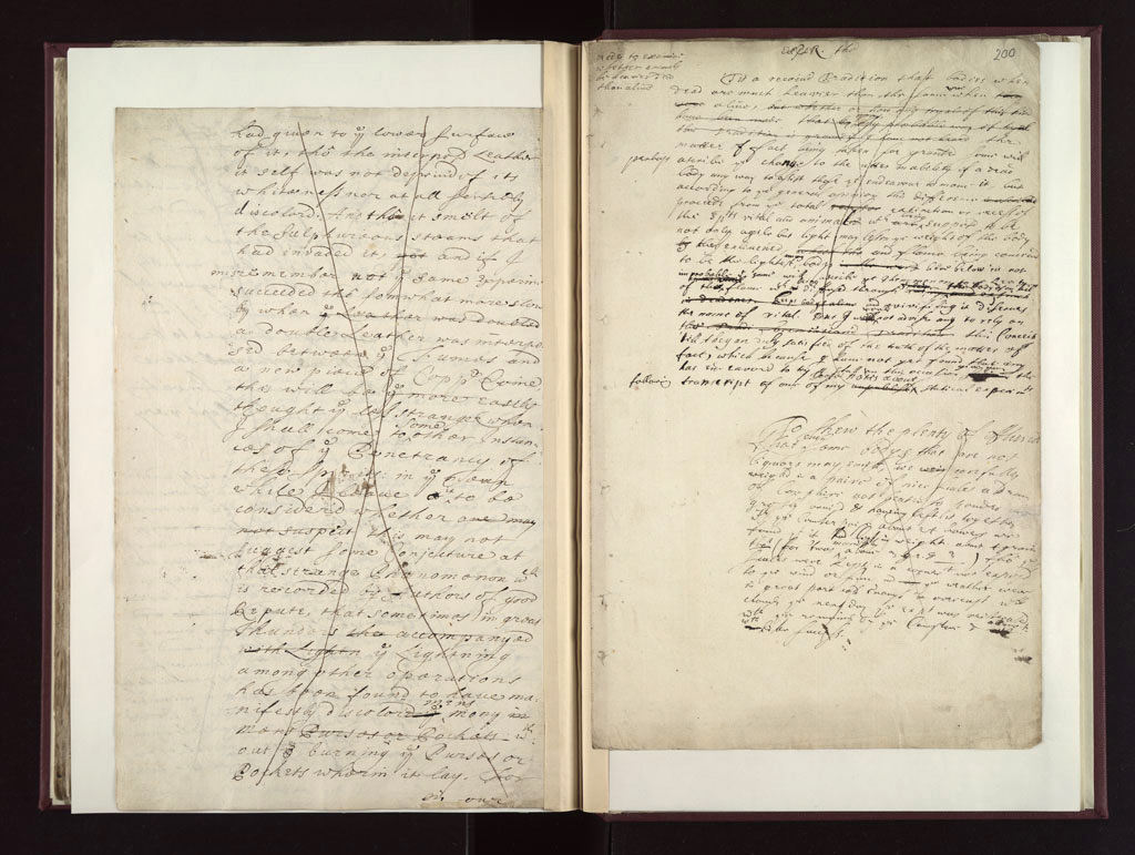 Boyle Papers Volume 26 Fol. 199v-200r