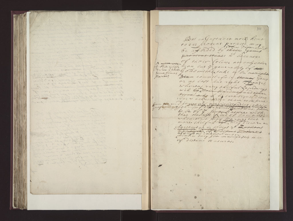 Boyle Papers Volume 26 Fol. 200v-201r