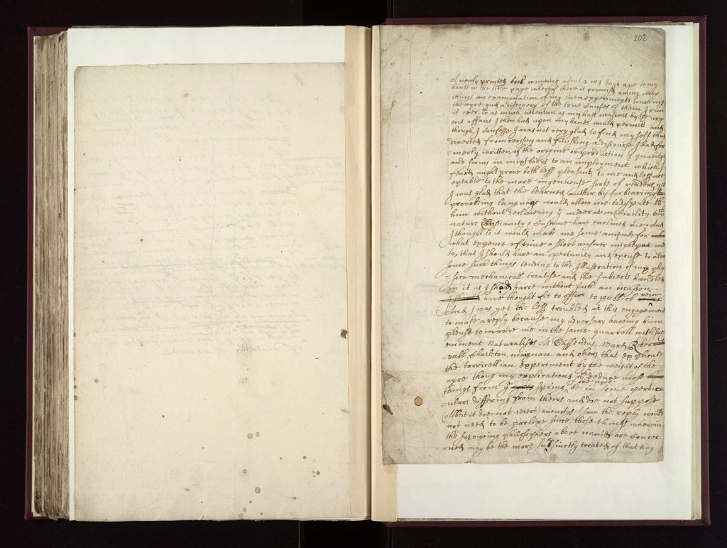 Boyle Papers Volume 26 Fol. 201v-202r