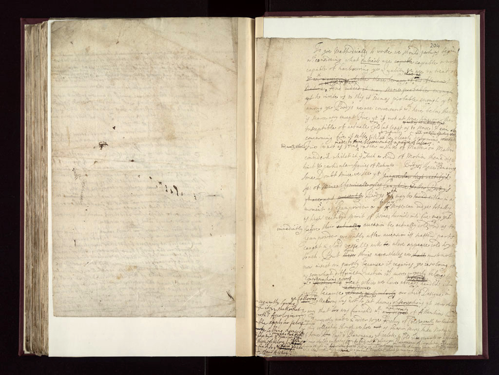 Boyle Papers Volume 26 Fol. 203v-204r