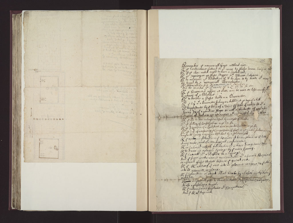 Boyle Papers Volume 26 Fol. 224v-225r