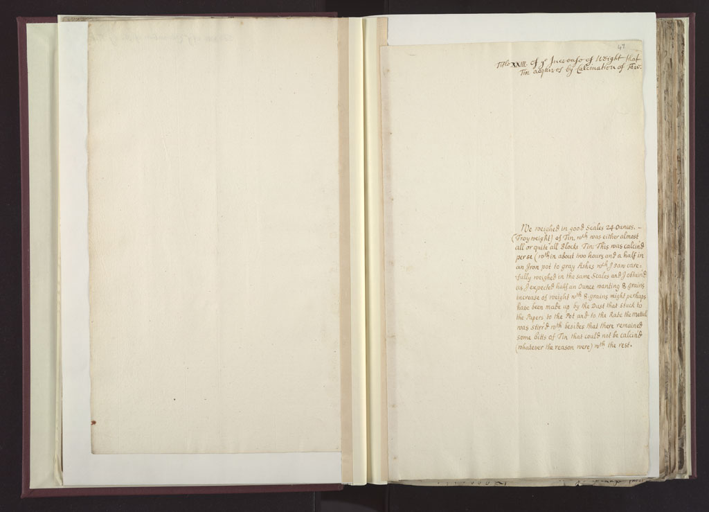 Boyle Papers Volume 28 Pp. 46-47