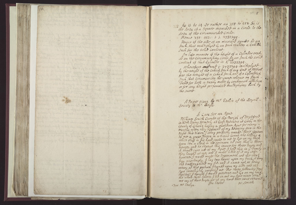 Boyle Papers Volume 28 Pp. 116-117