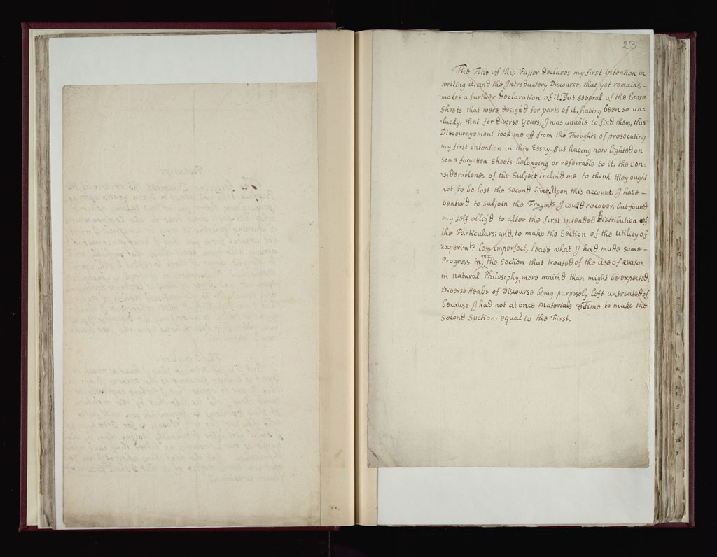 Boyle Papers Volume 36 Fol. 22v-23r