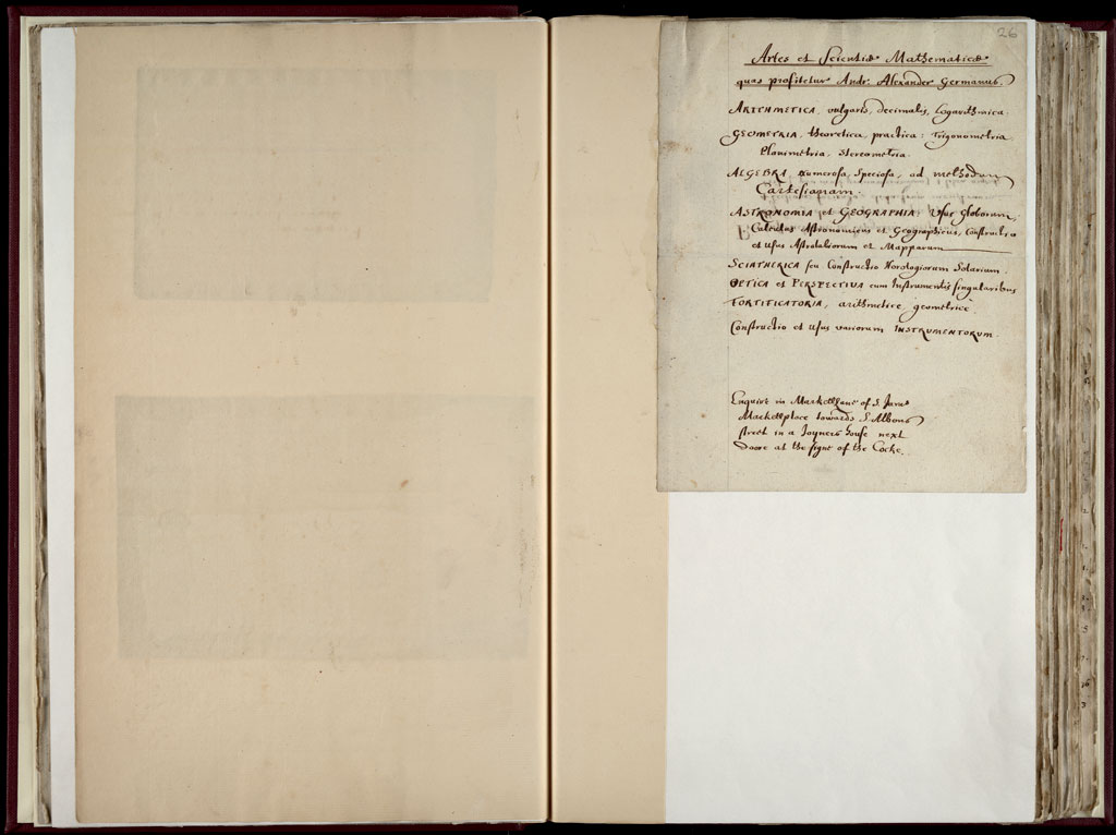 Boyle Papers Volume 36 Fol. 25v-26r