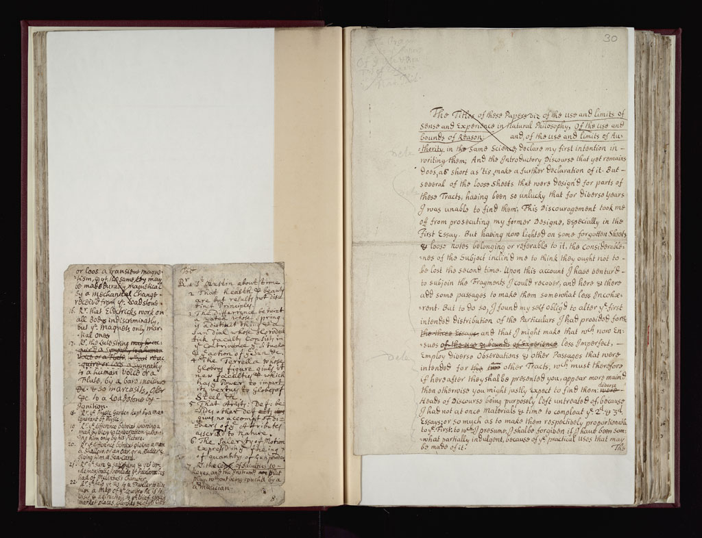 Boyle Papers Volume 36 Fol. 29v-30r
