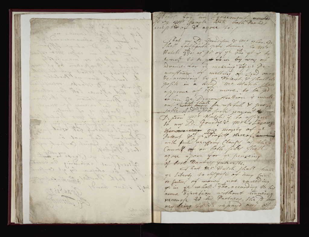 Boyle Papers Volume 36 Fol. 38v-39r