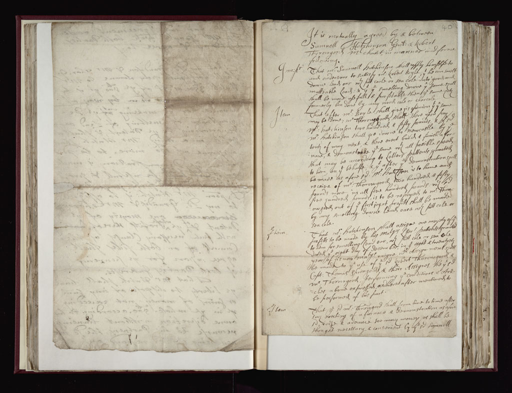 Boyle Papers Volume 36 Fol. 39v-40r