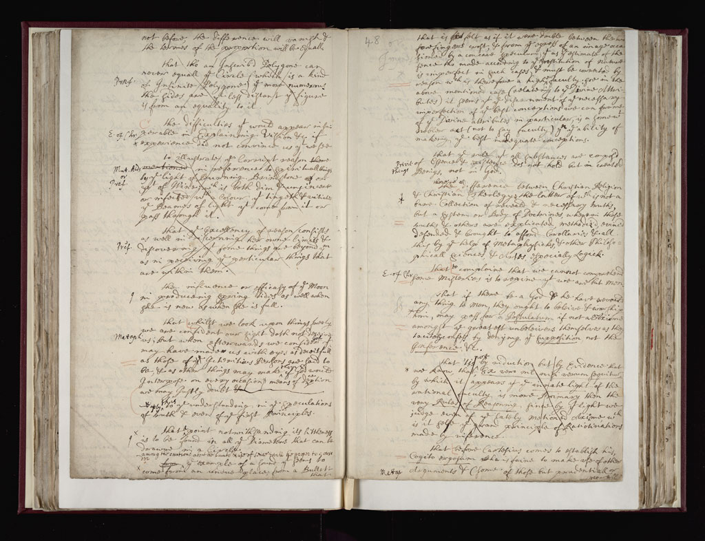 Boyle Papers Volume 36 Fol. 47v-48r