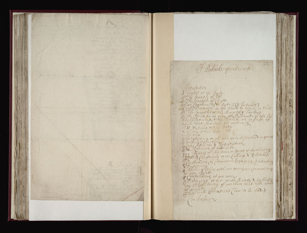 Boyle Papers Volume 36 Fol. 61v-62r