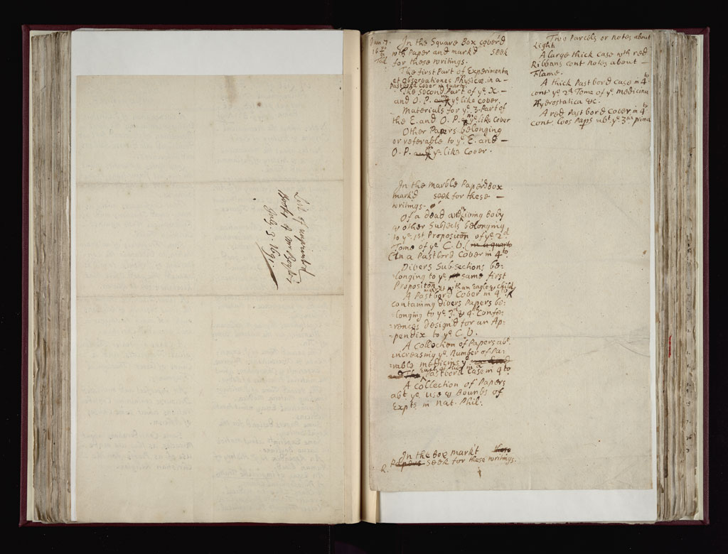 Boyle Papers Volume 36 Fol. 72v-73r