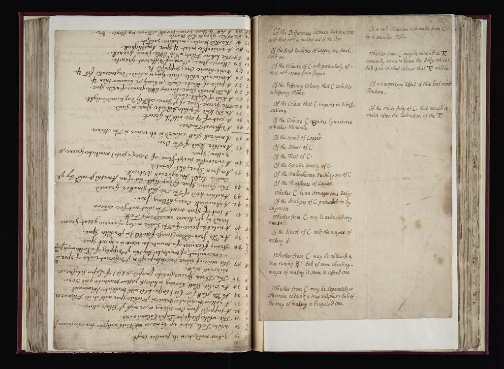 Boyle Papers Volume 36 Fol. 79v-80r