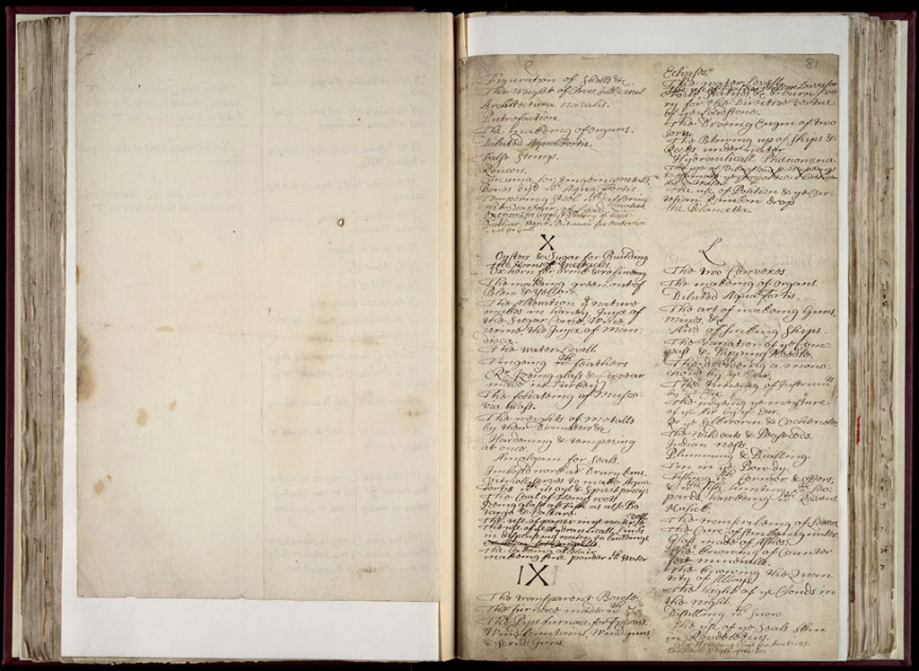 Boyle Papers Volume 36 Fol. 80v-81r