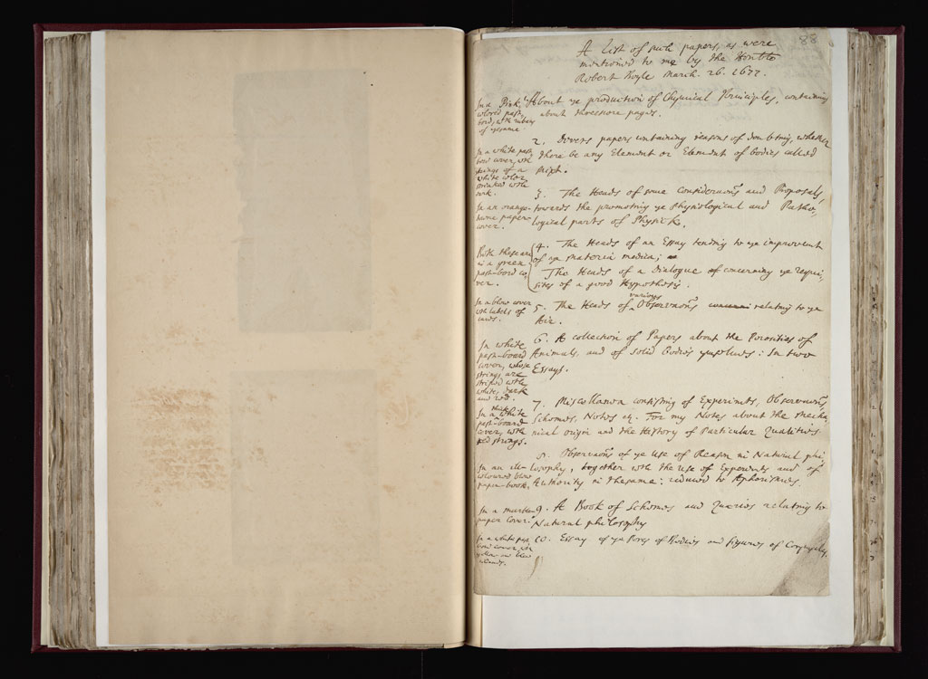 Boyle Papers Volume 36 Fol. 87v-88r