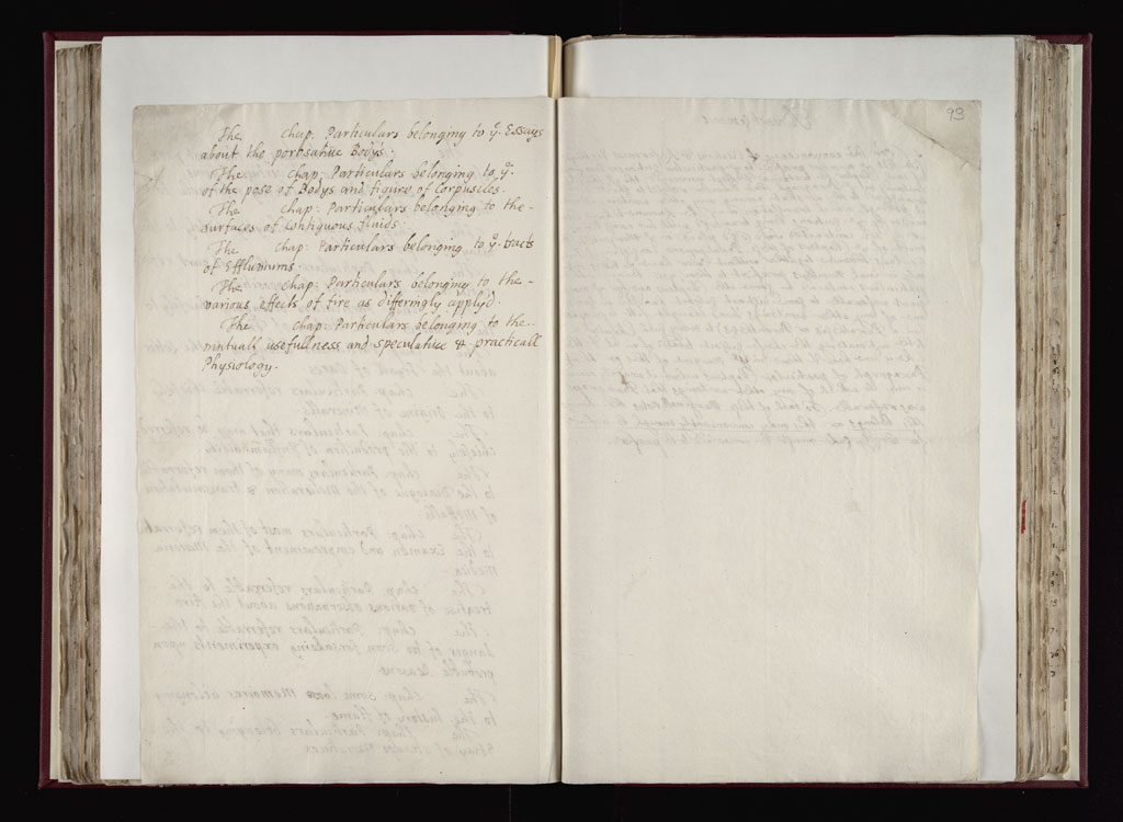 Boyle Papers Volume 36 Fol. 92v-93r