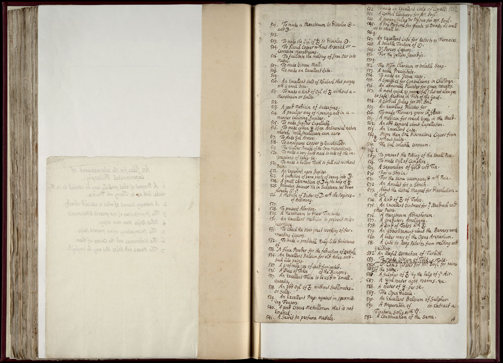 Boyle Papers Volume 36 Fol. 101v-102r