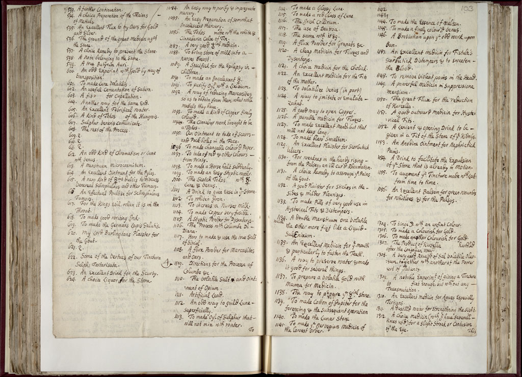 Boyle Papers Volume 36 Fol. 102v-103r