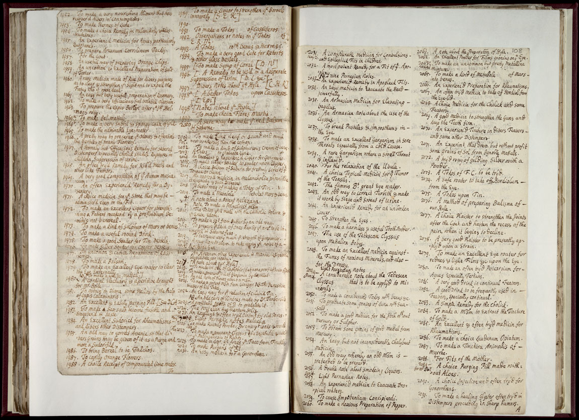 Boyle Papers Volume 36 Fol. 107v-108r