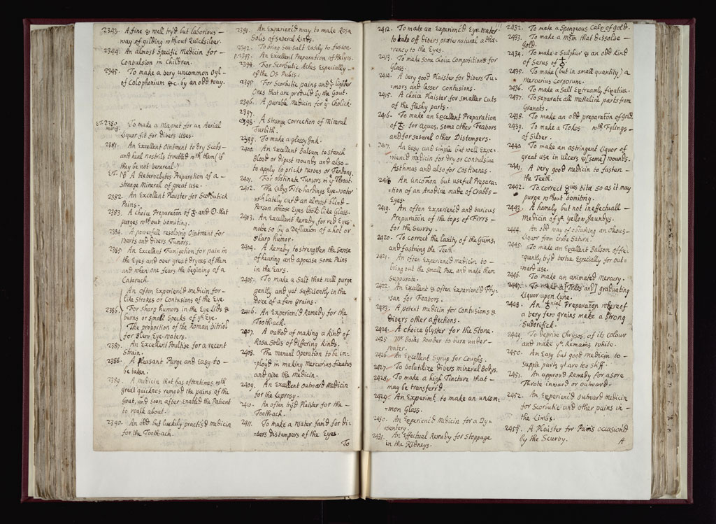 Boyle Papers Volume 36 Fol. 110v-111r