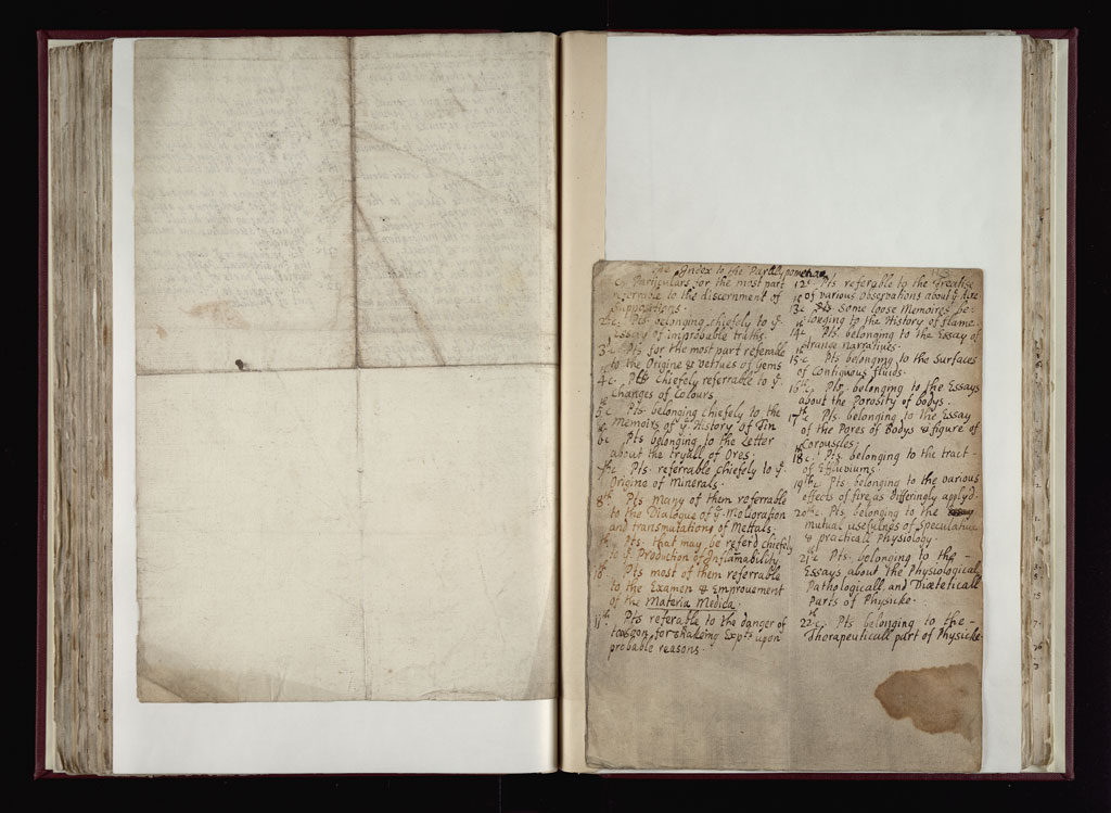 Boyle Papers Volume 36 Fol. 112v-113r