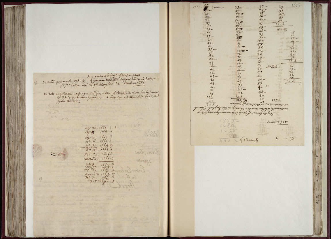 Boyle Papers Volume 36 Fol. 134v-135r