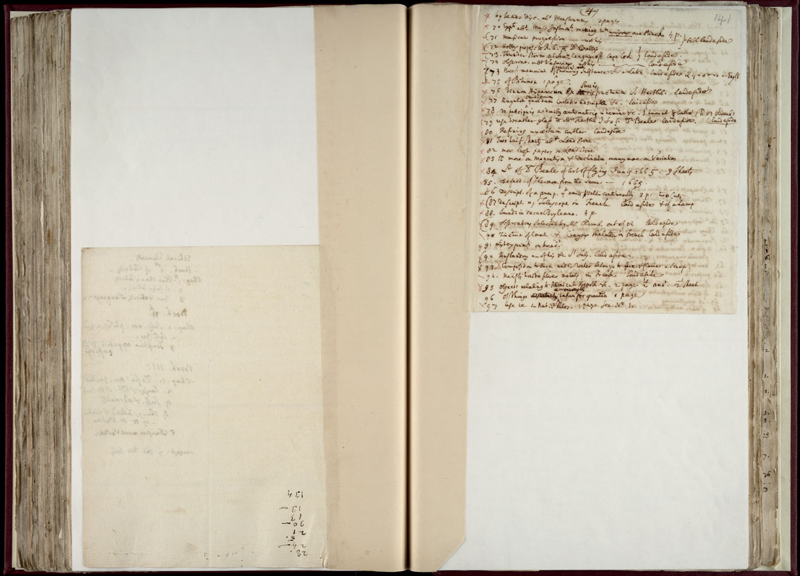 Boyle Papers Volume 36 Fol. 140v-141r