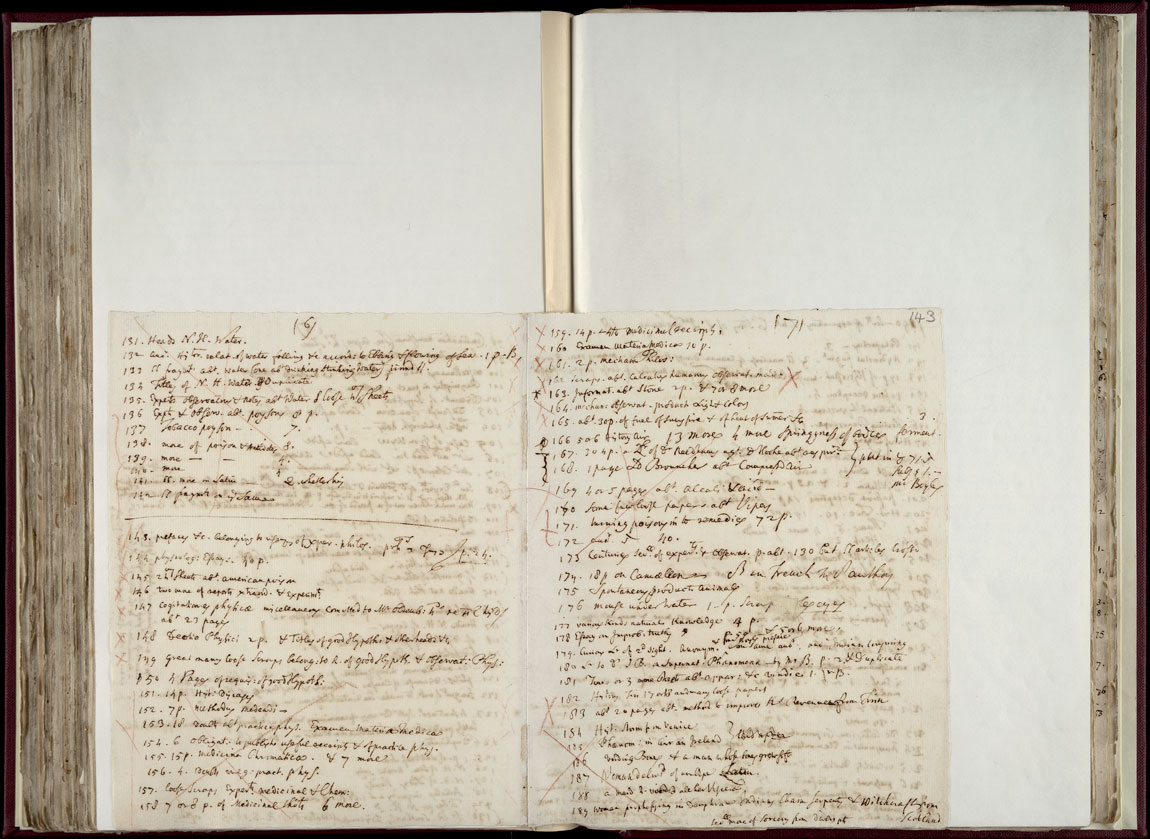 Boyle Papers Volume 36 Fol. 142v-143r