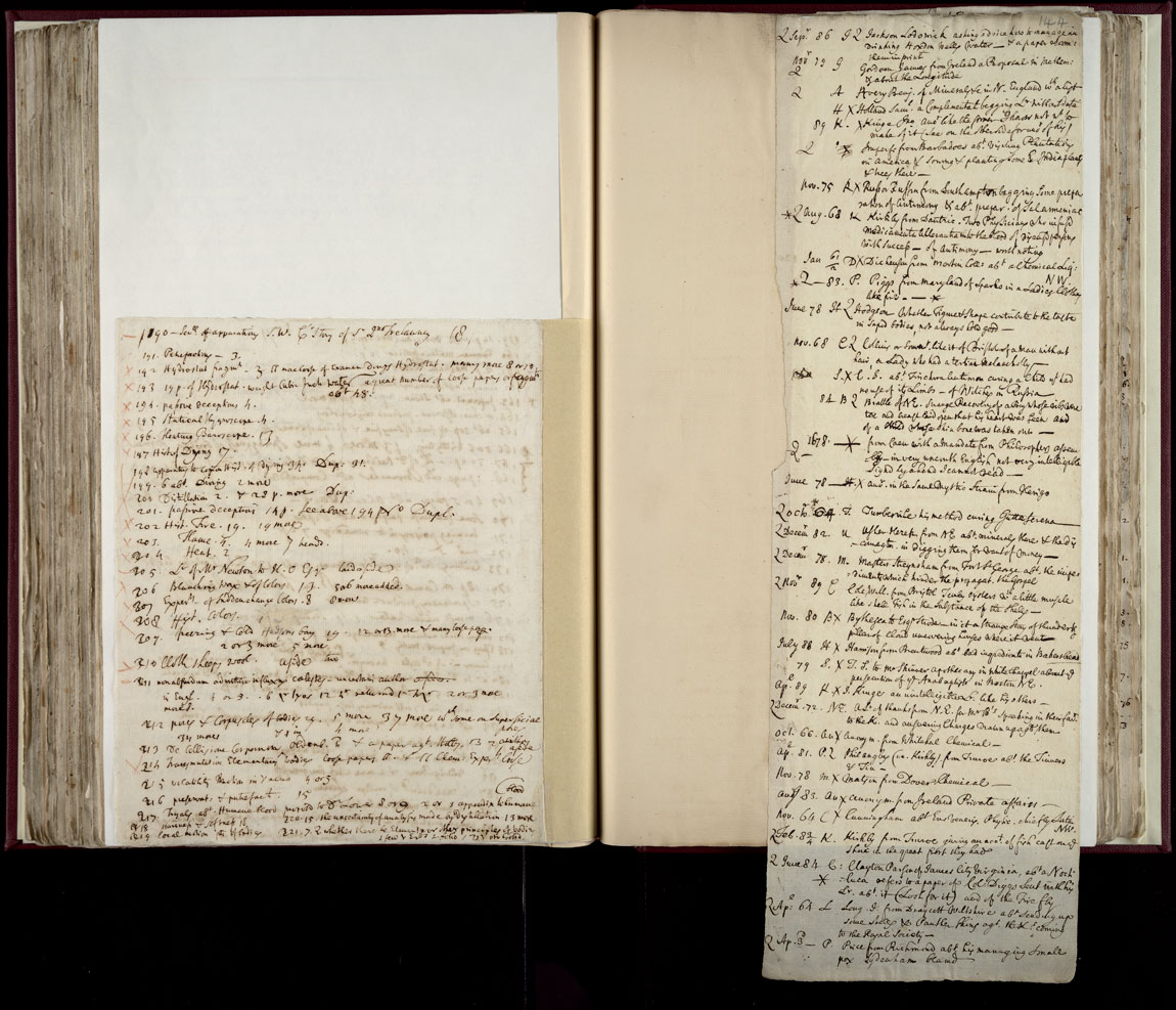 Boyle Papers Volume 36 Fol. 143v-144r