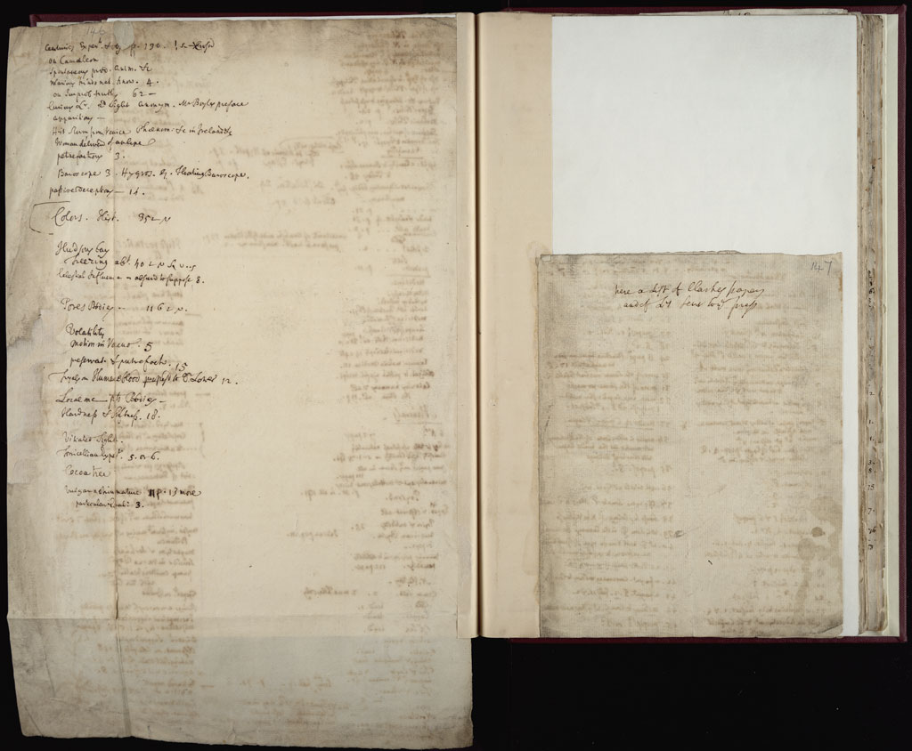 Boyle Papers Volume 36 Fol. 146v-147r