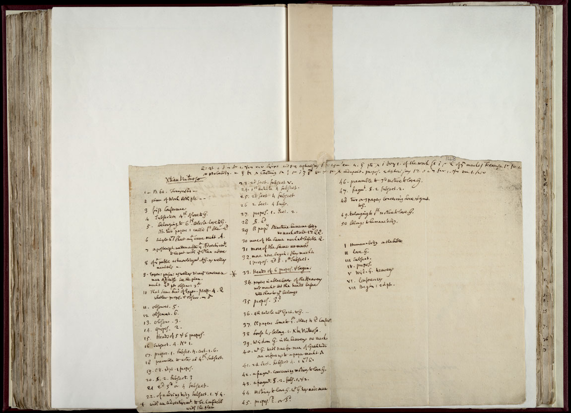 Boyle Papers Volume 36 Fol. 147v-148r