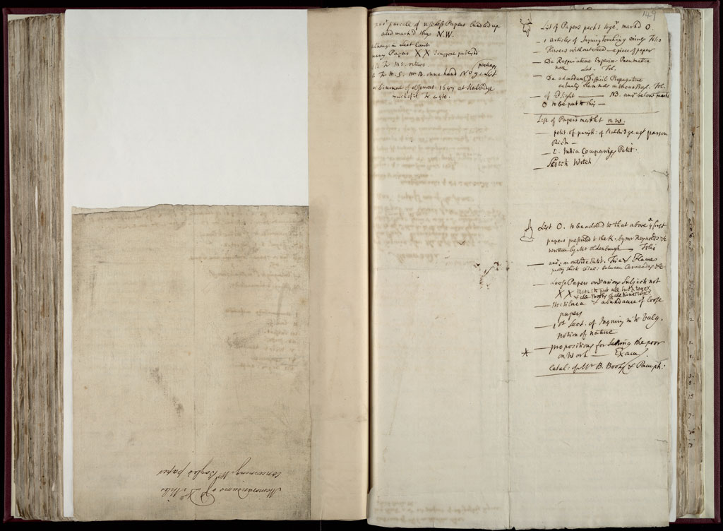 Boyle Papers Volume 36 Fol. 148v-149r