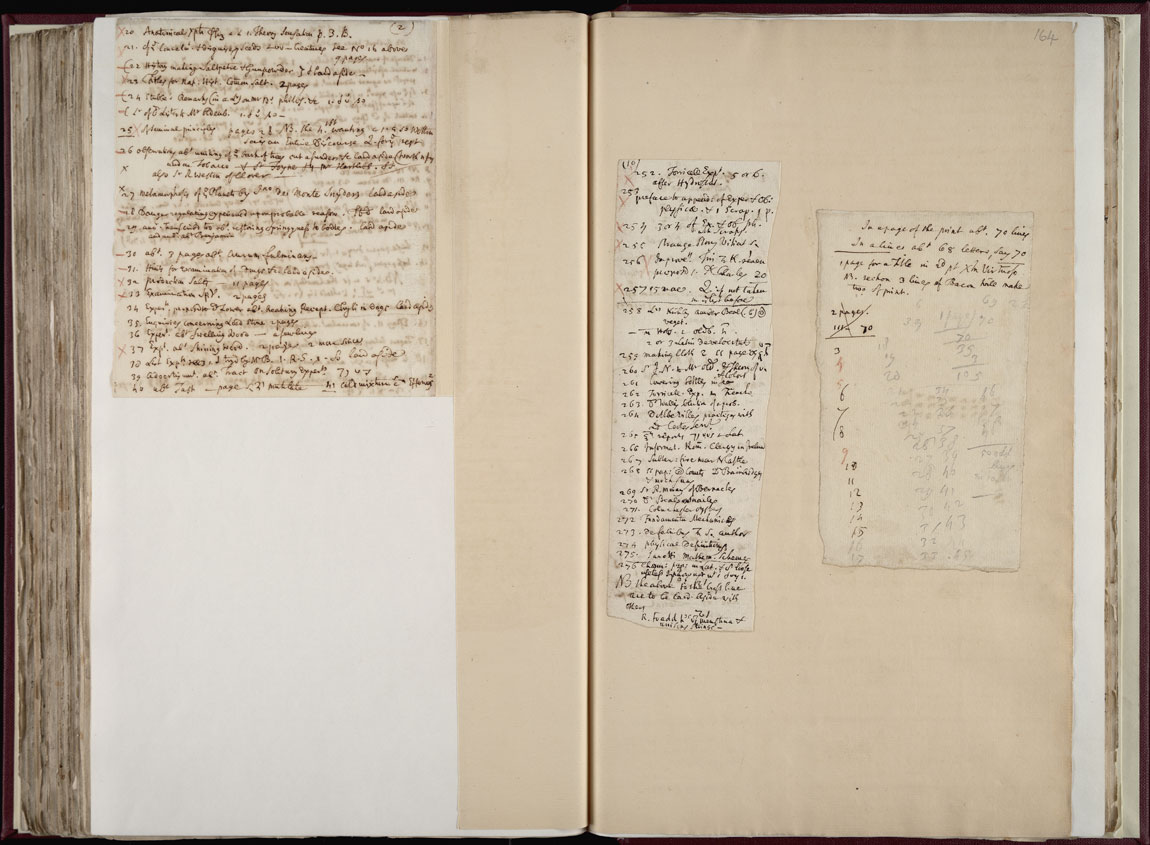 Boyle Papers Volume 36 Fol. 163v-164r