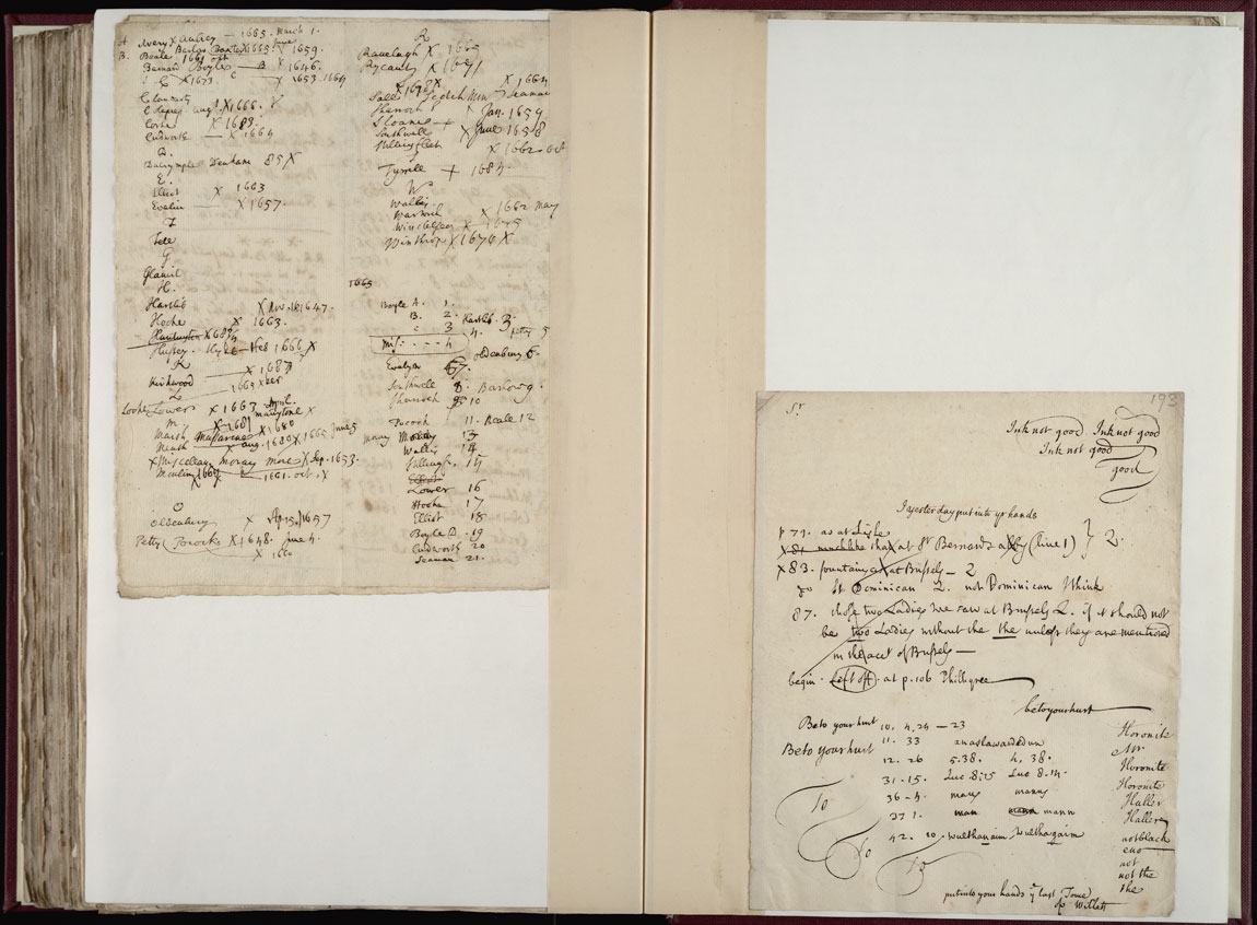 Boyle Papers Volume 36 Fol. 192v-193r