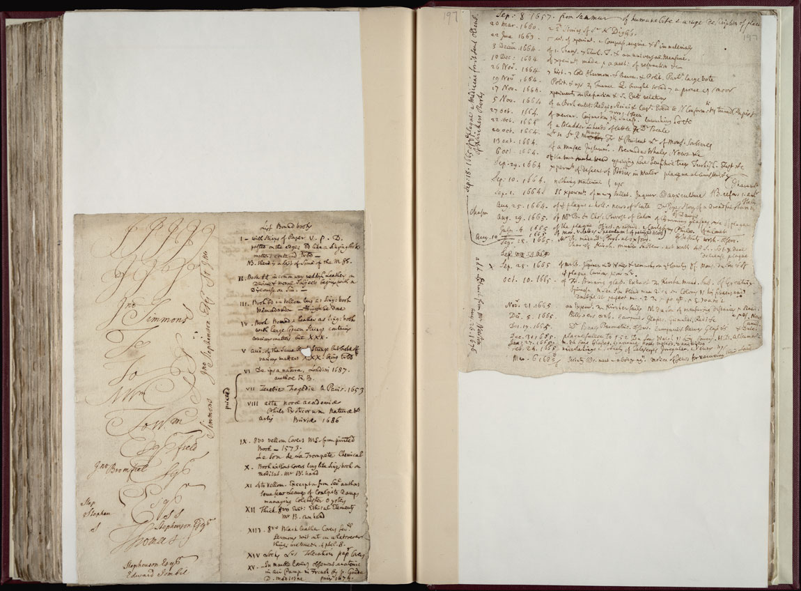 Boyle Papers Volume 36 Fol. 196v-197r