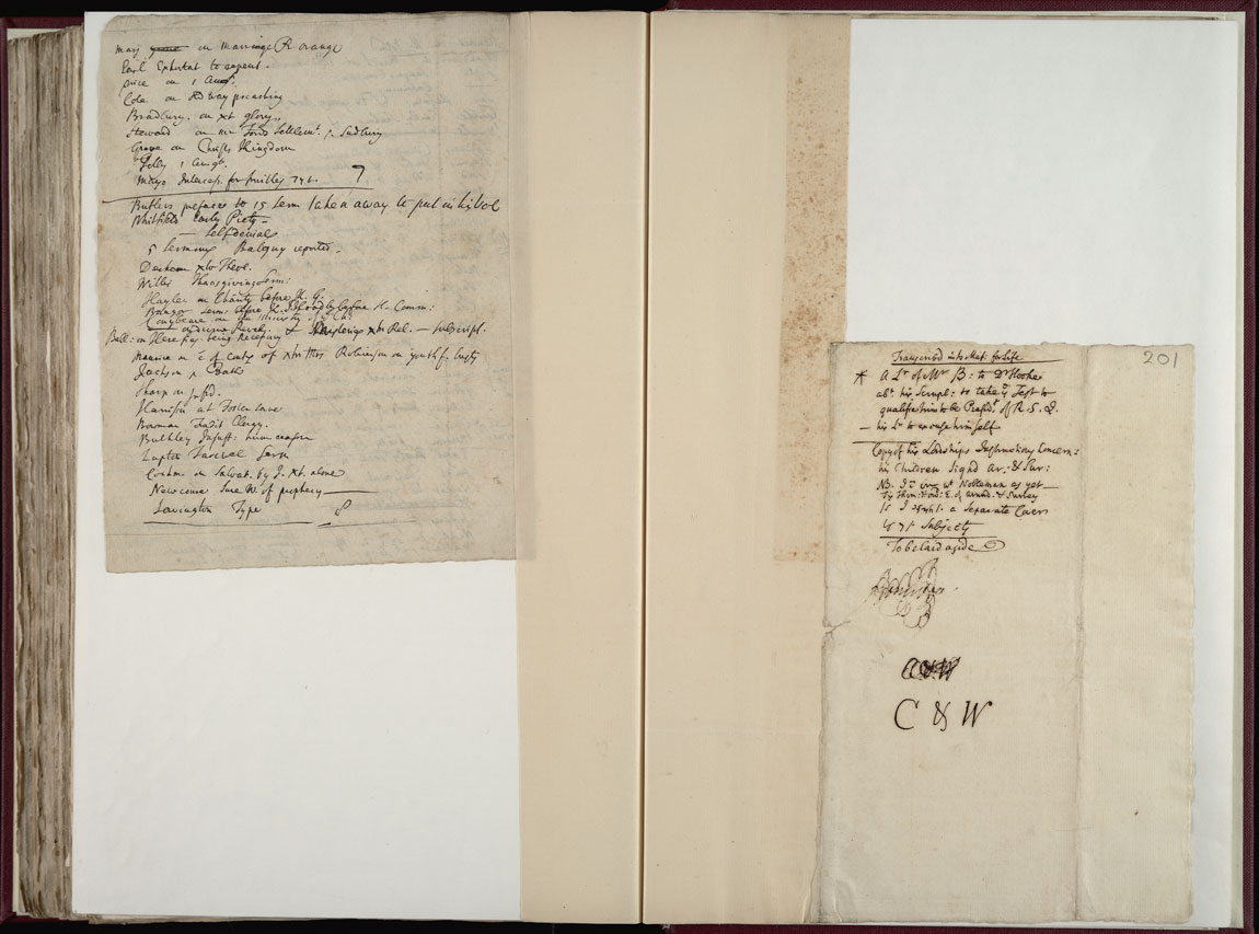 Boyle Papers Volume 36 Fol. 200v-201r